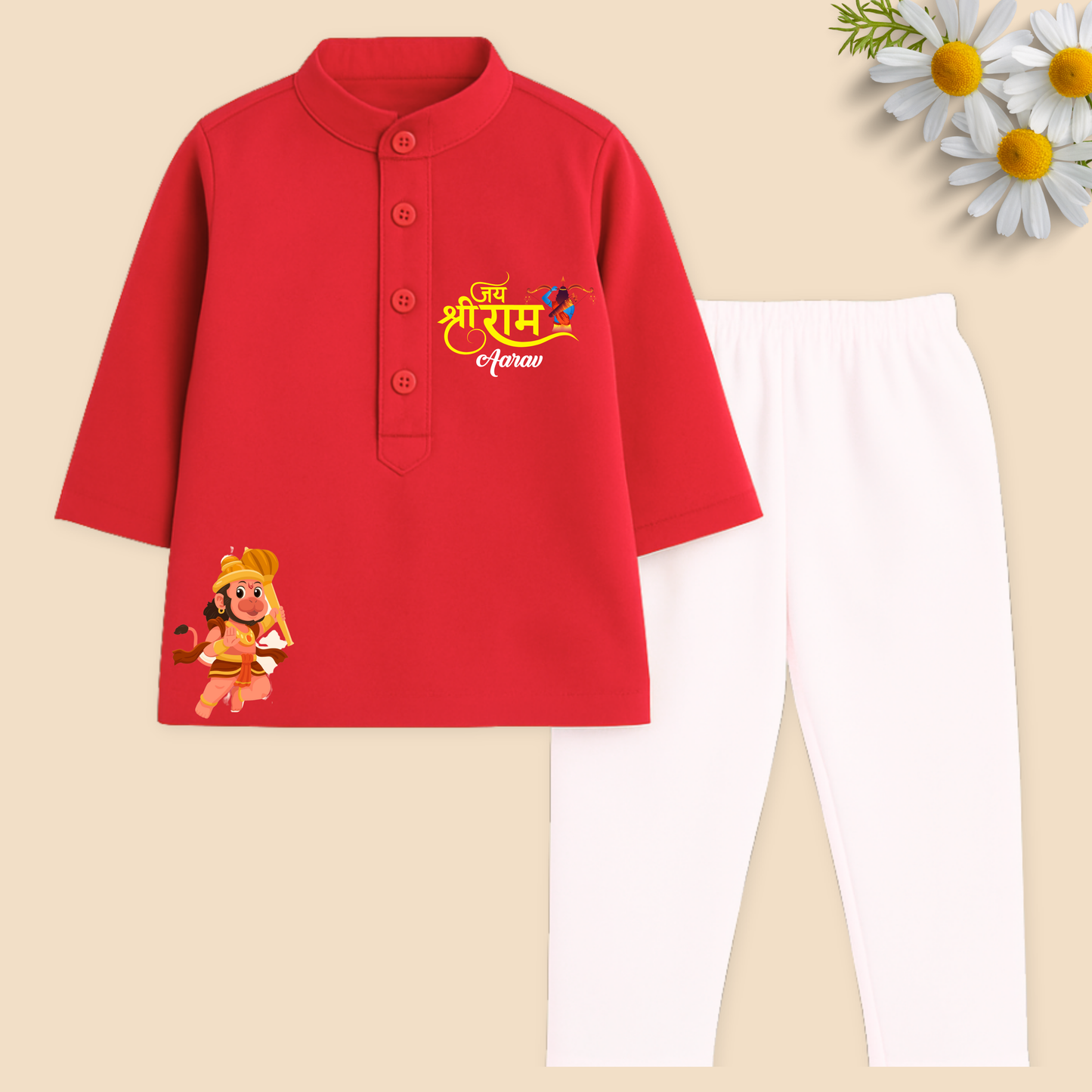 Jay Shree Ram Kurta set