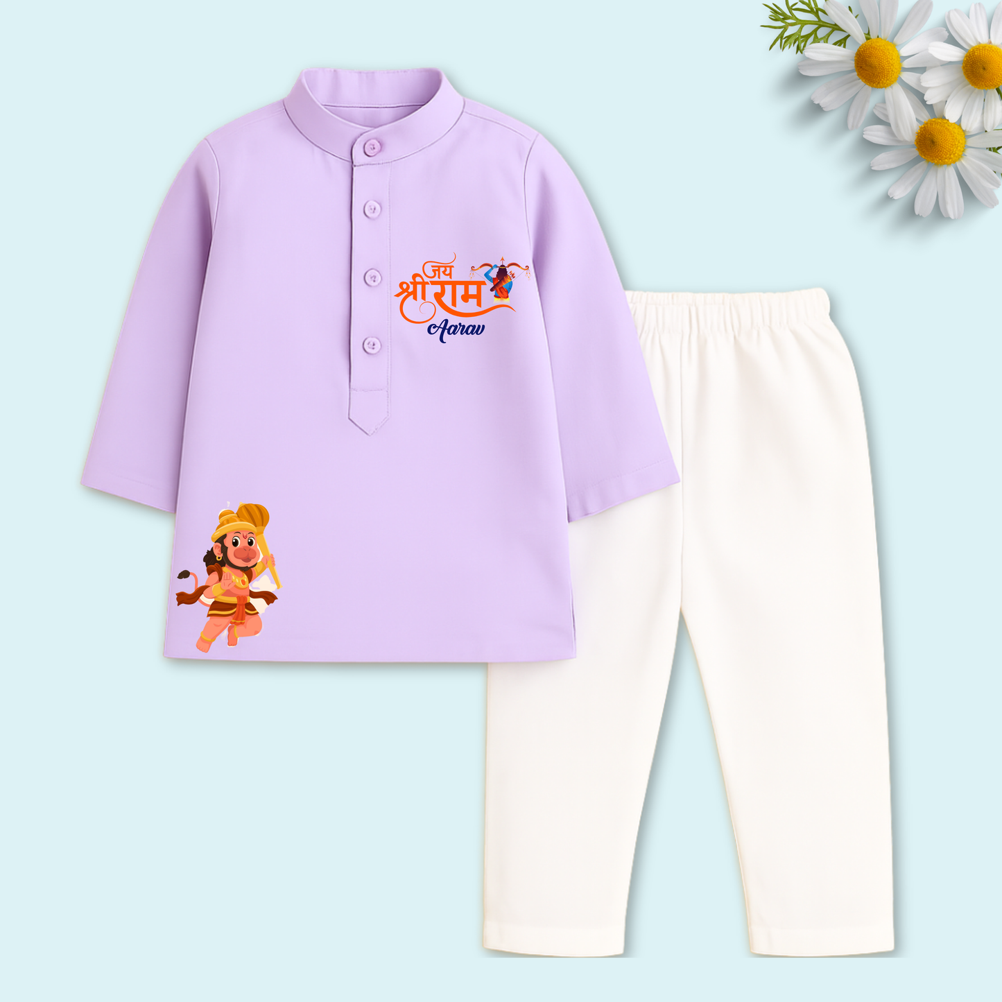 Jay Shree Ram Kurta set