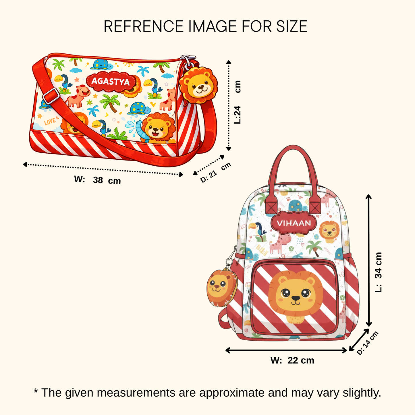 Personalised Giant Travel Bag Combo