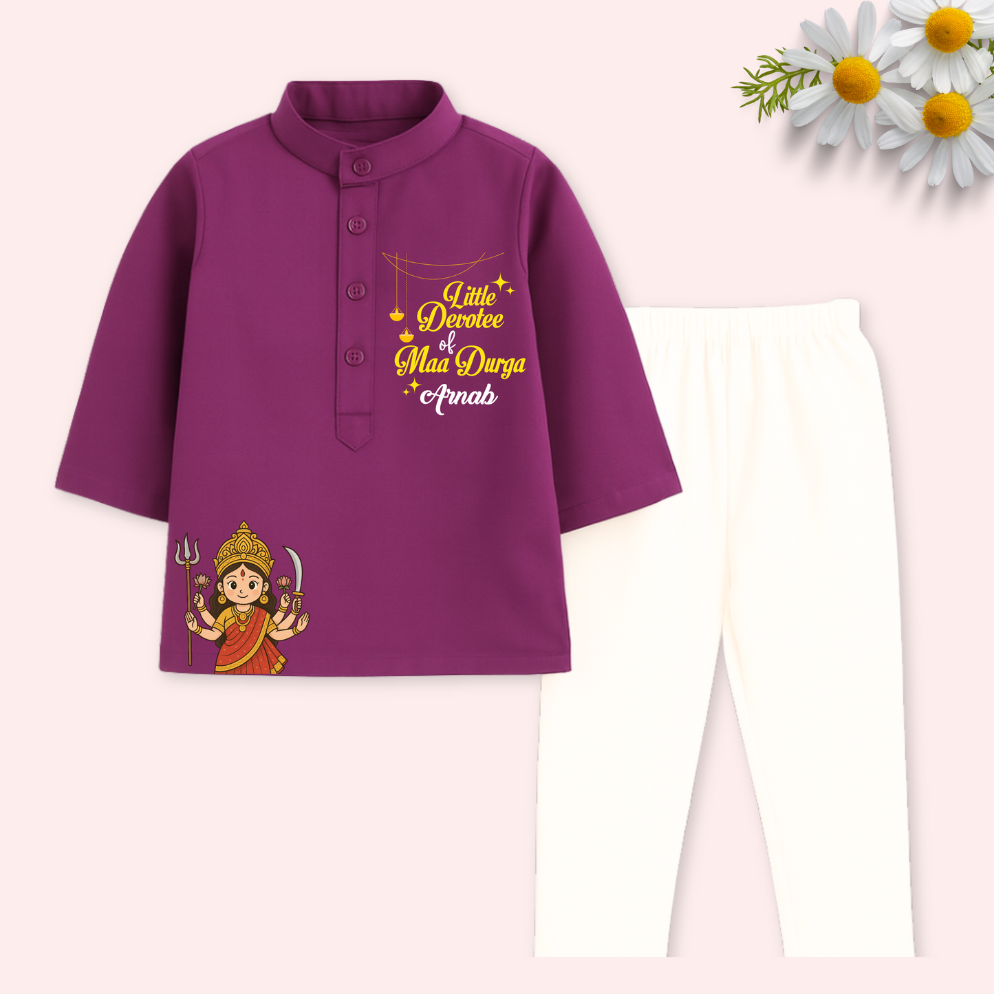 Little Devotee of Maa Durga