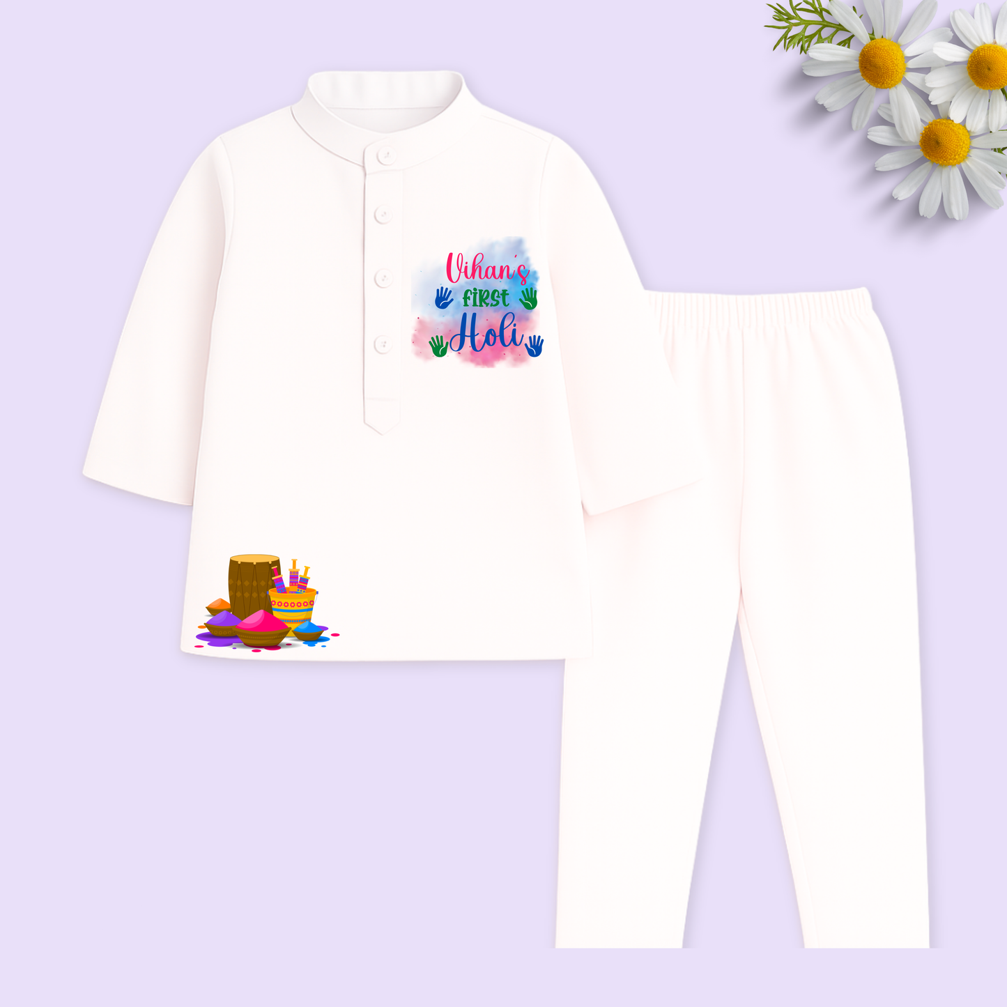 First Holi Kurta set