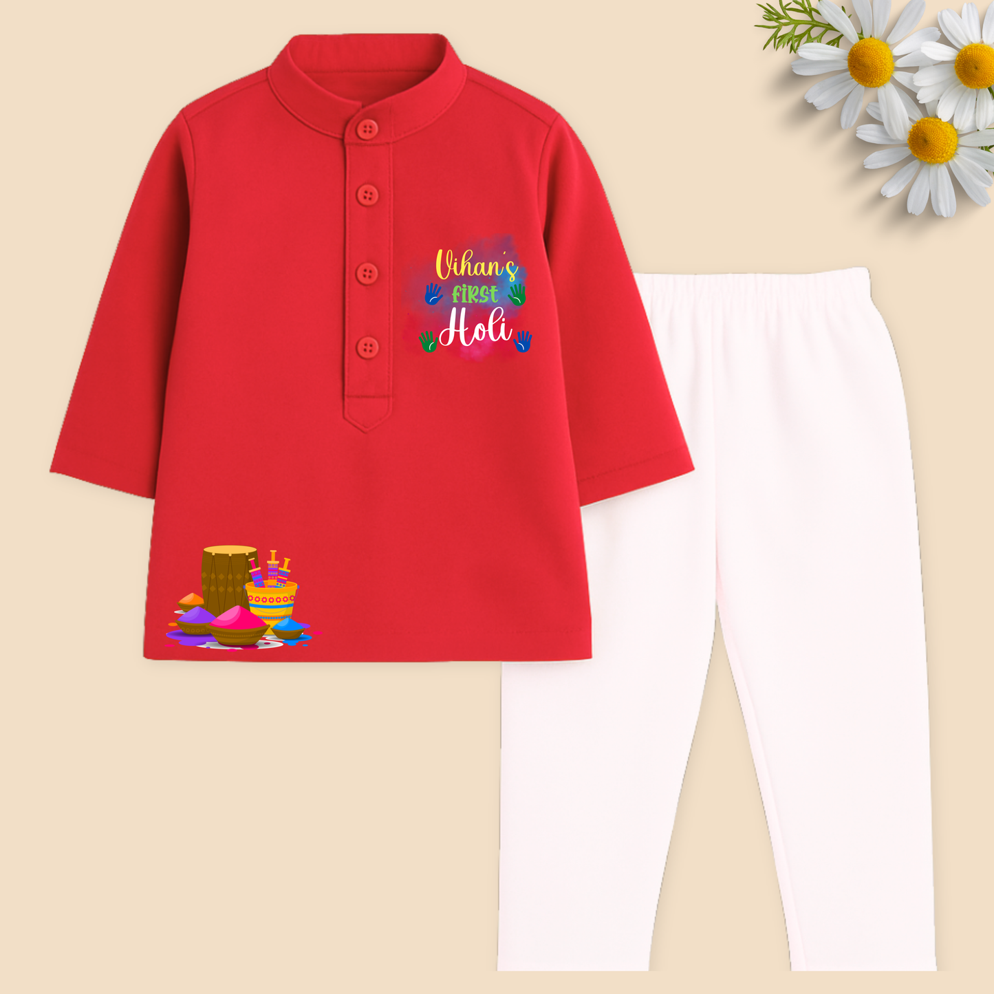 First Holi Kurta set