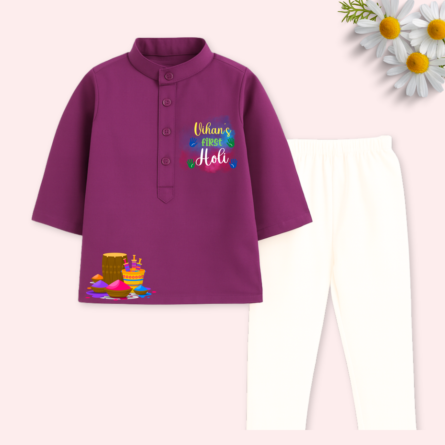First Holi Kurta set