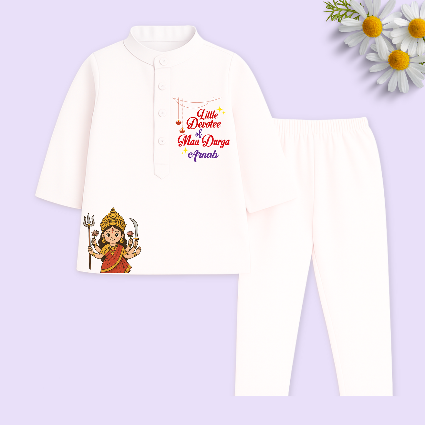 Little Devotee of Maa Durga