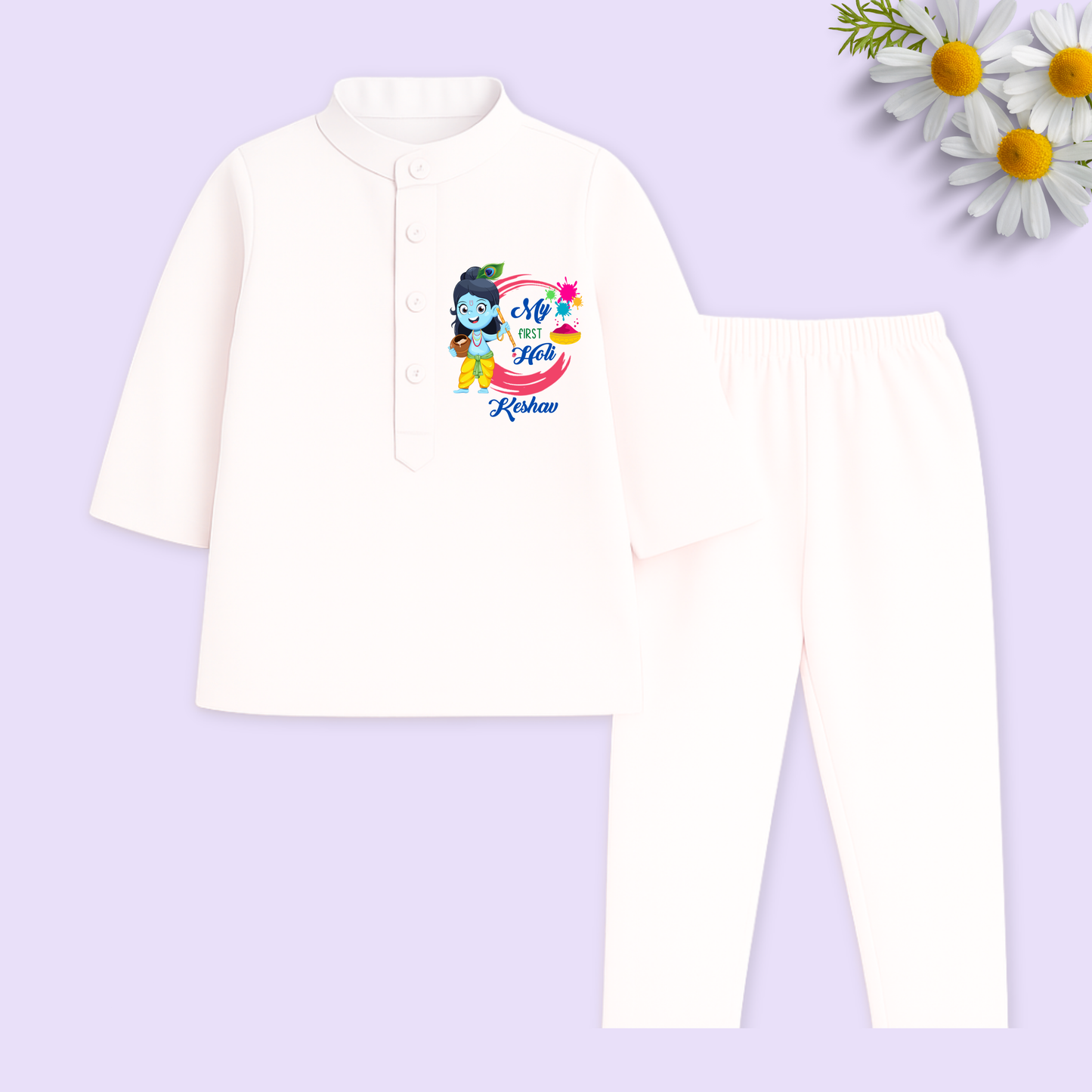 My first Holi Kurta set