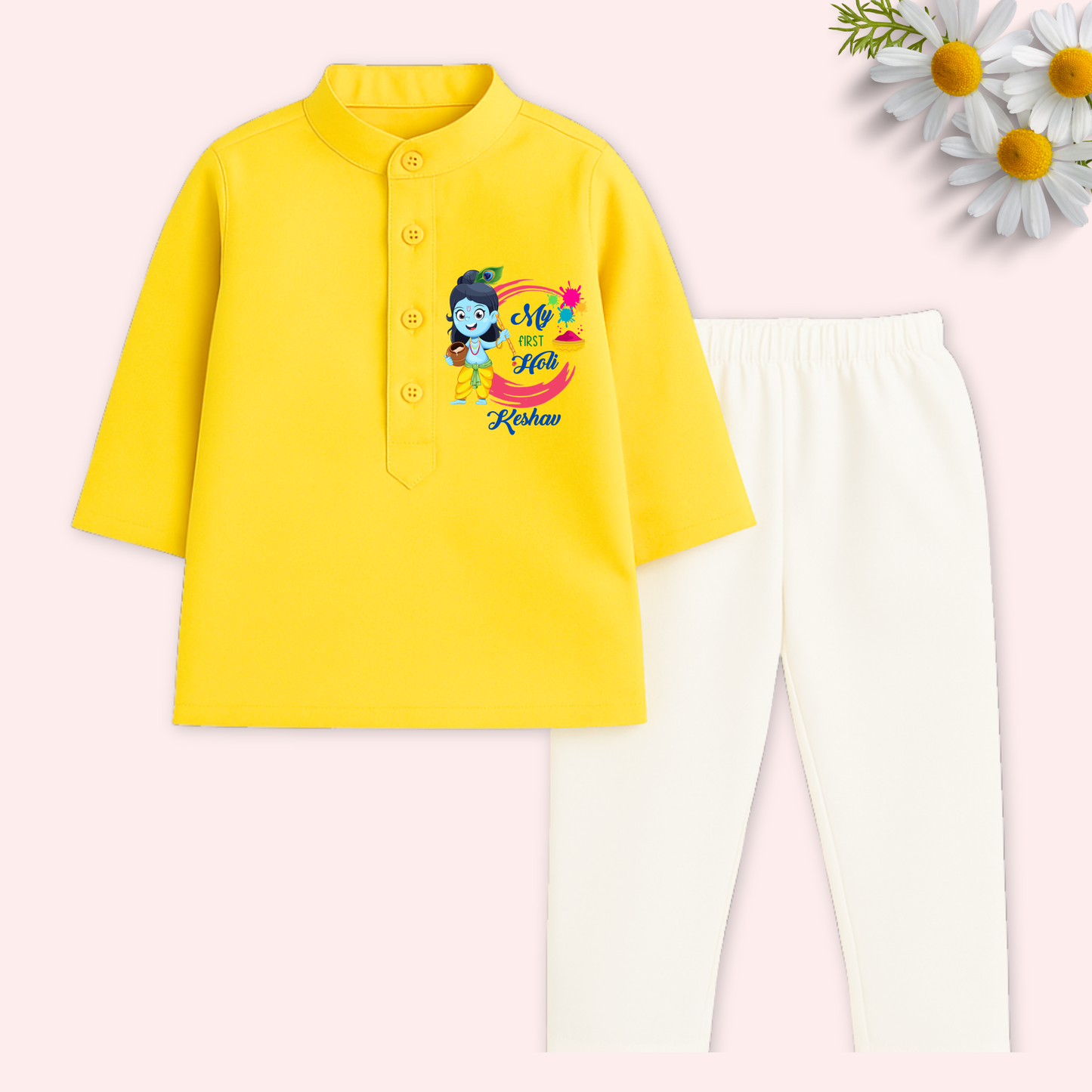 My first Holi Kurta set