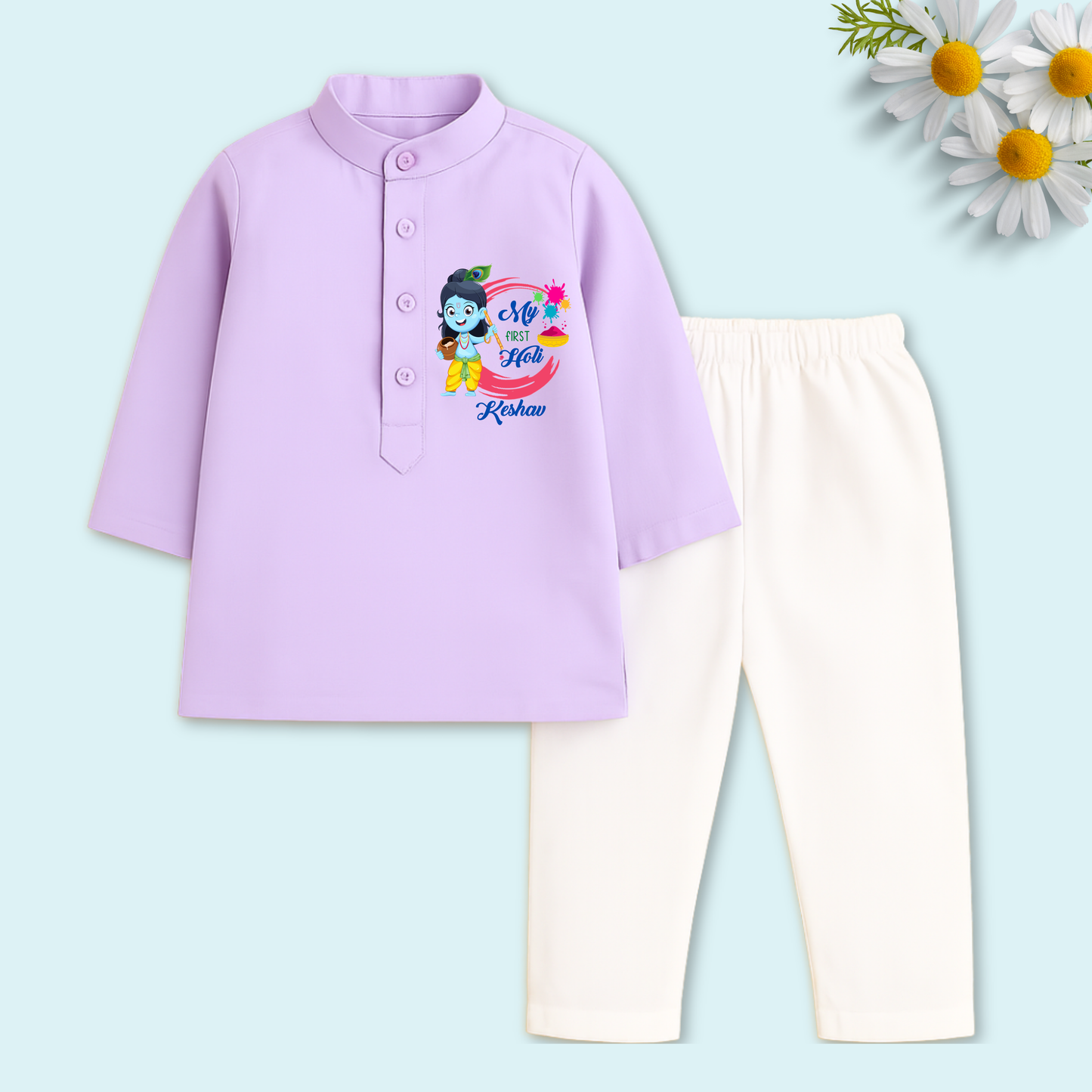 My first Holi Kurta set