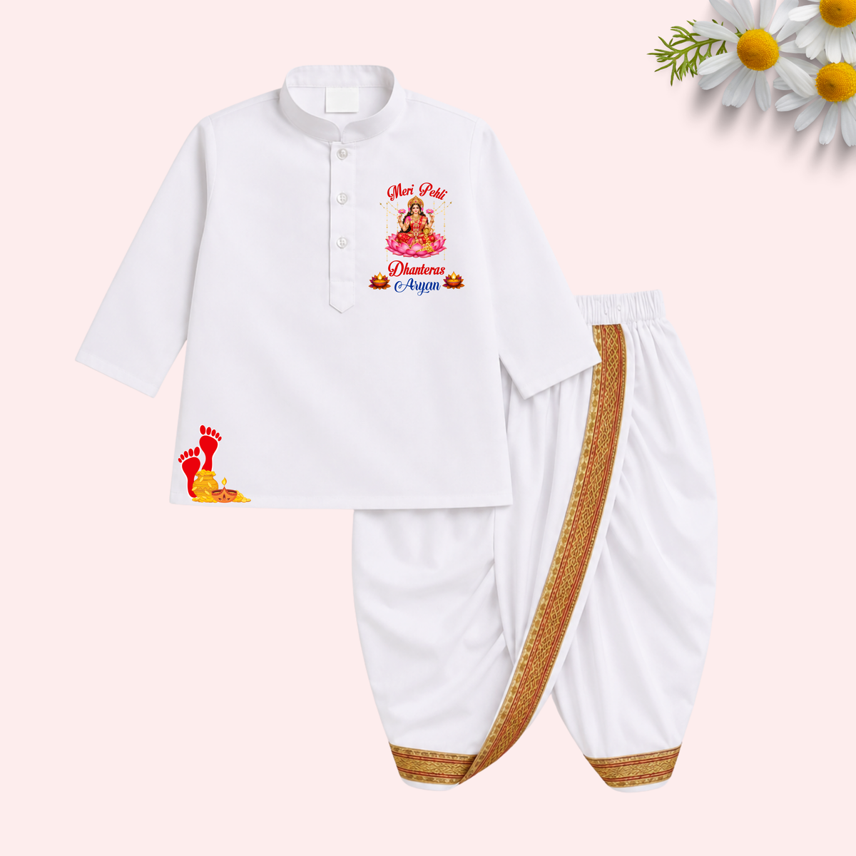 Meri pehli Dhanteras Dhoti kurta