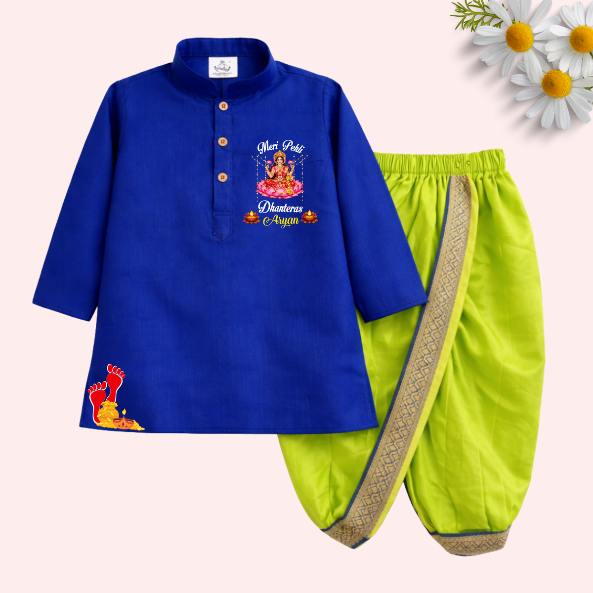 Meri pehli Dhanteras Dhoti kurta