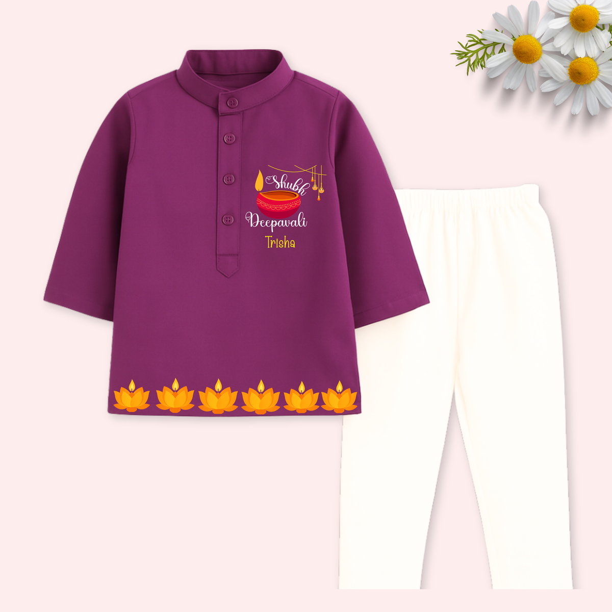 SHUBH DEEPAVALI Kurta set