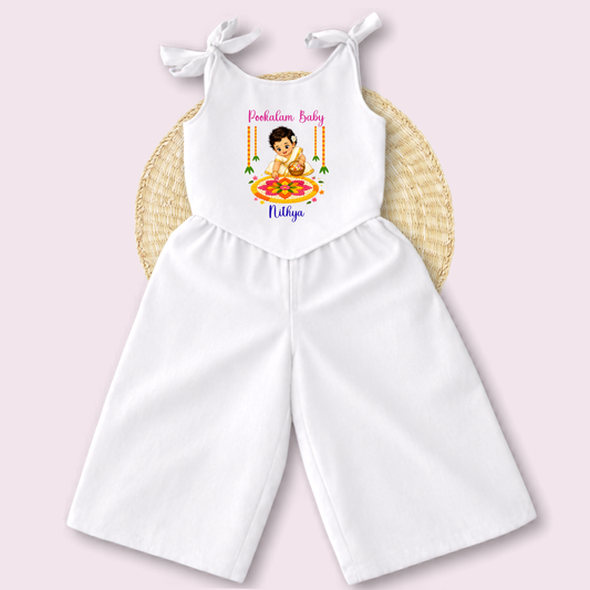Pookalam Baby Co-ord set
