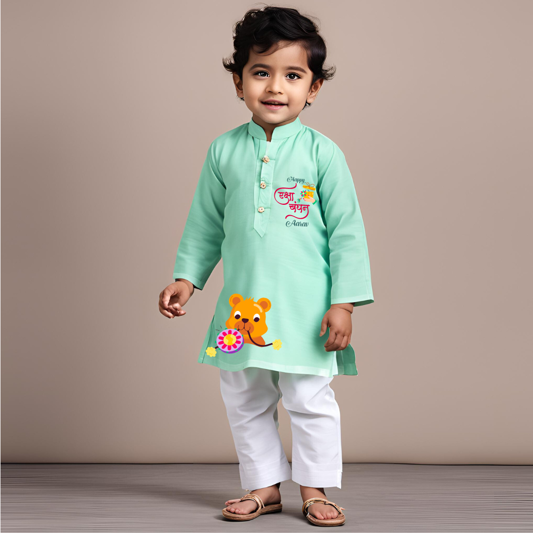 Happy Raksha Bandhan Kurta Set