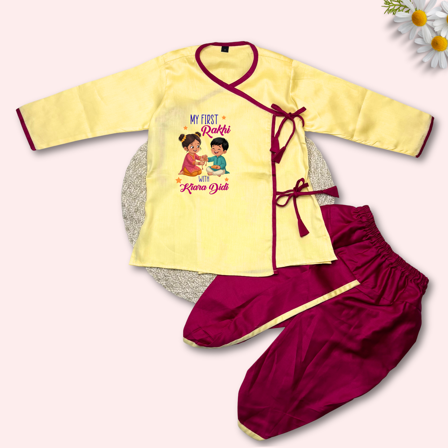First Rakhi Dhoti Kurta Set