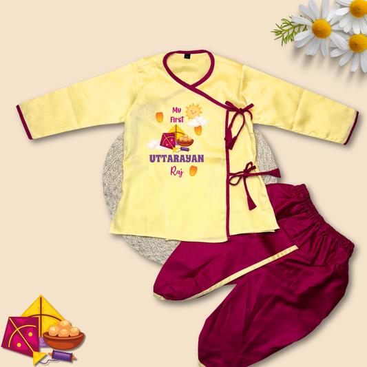 My First Uttarayan (Dhoti Kurta)
