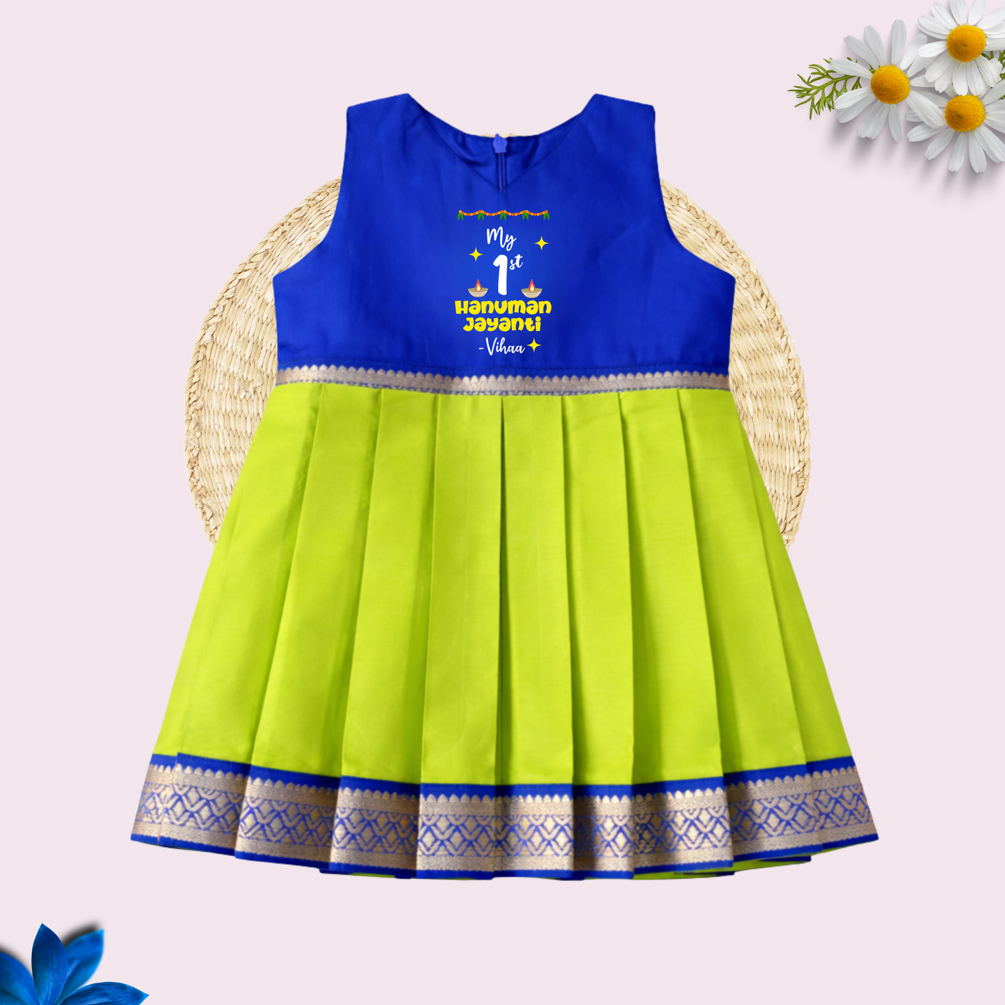 My 1st Hanuman Jayanti Frock