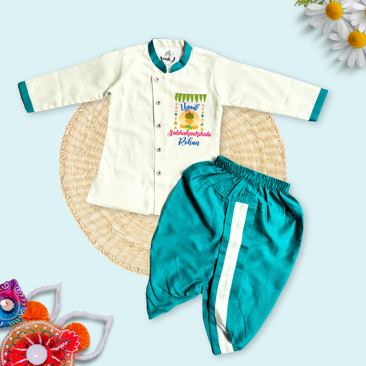 Ugadi Subhkankshalu Dhoti Kurta