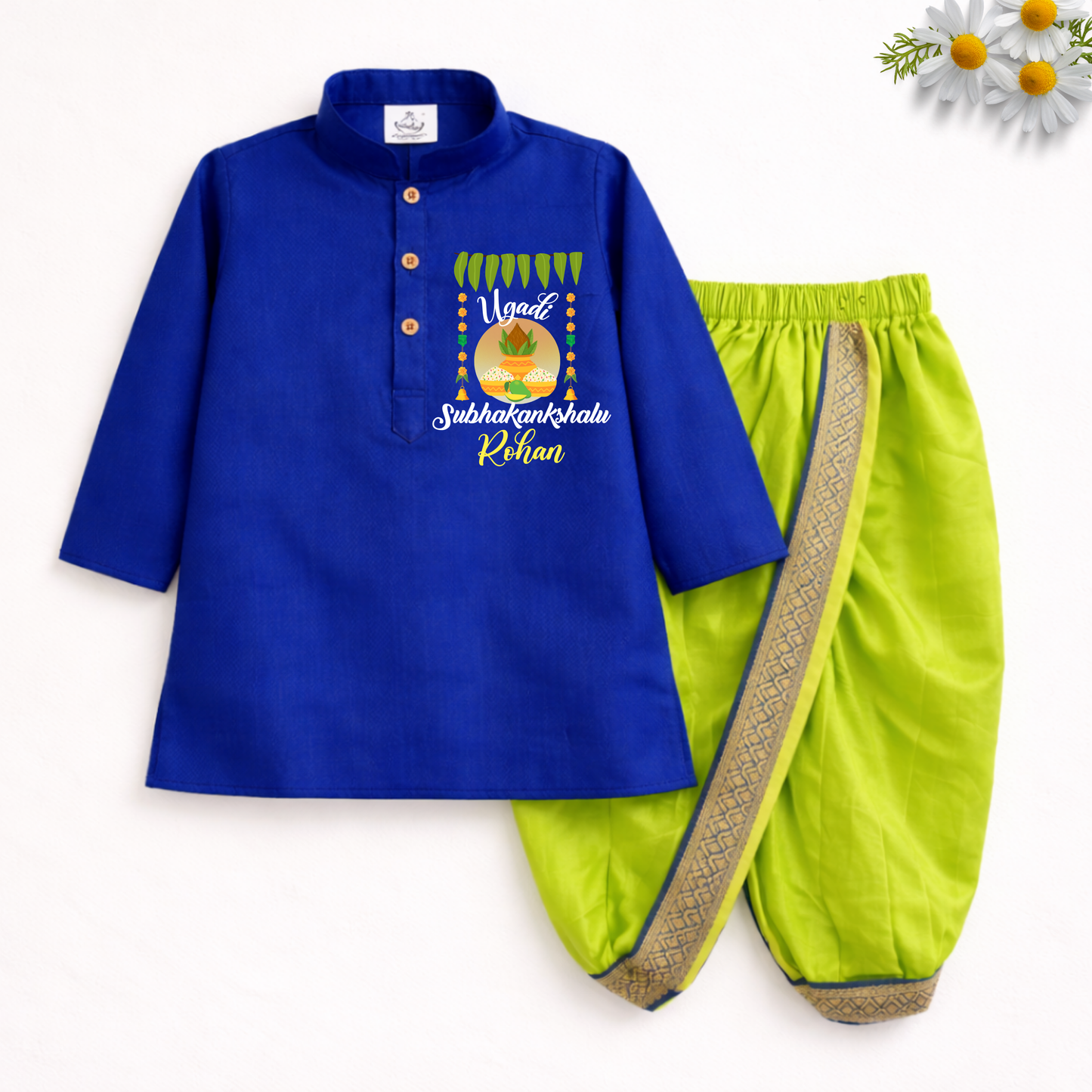 Ugadi Subhkankshalu Dhoti Kurta