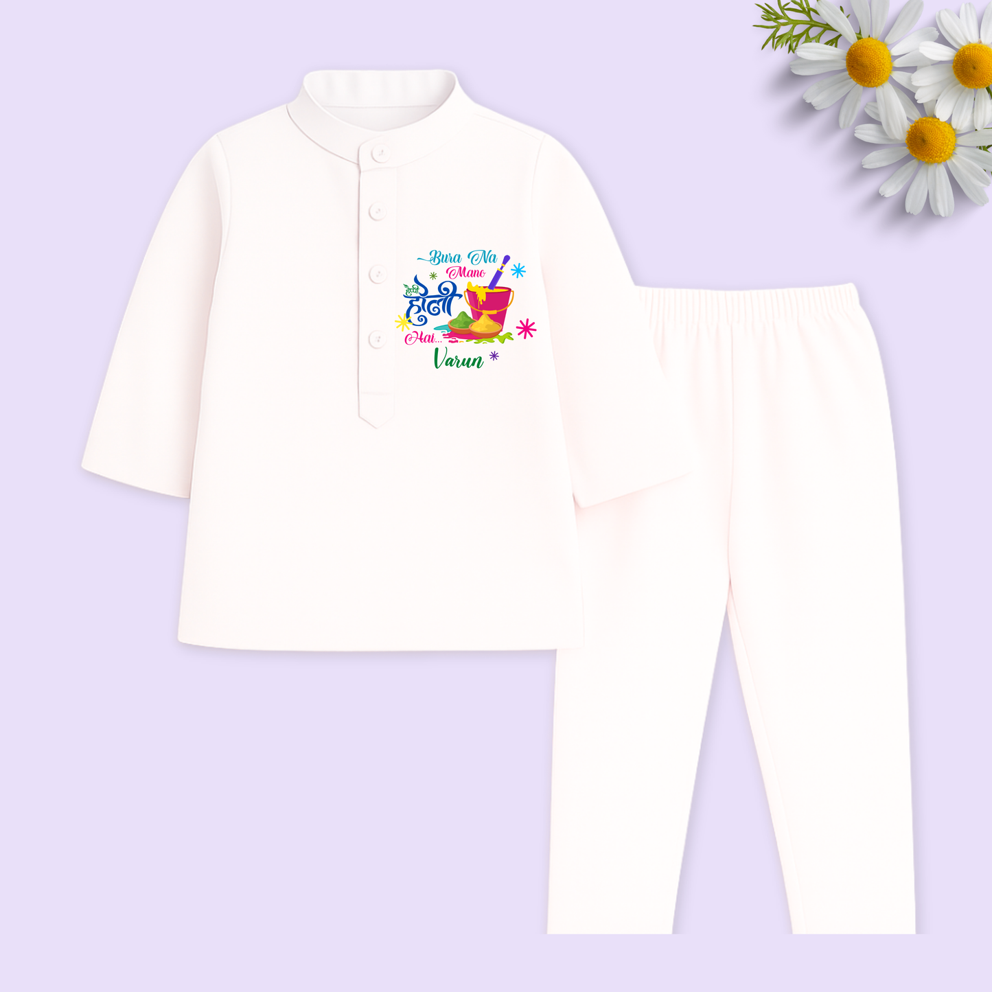 Bura na Mano Holi hai Kurta set