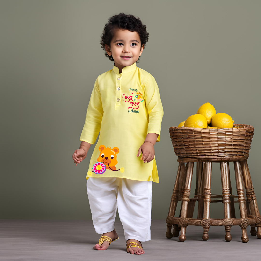 Happy Raksha Bandhan Kurta Set