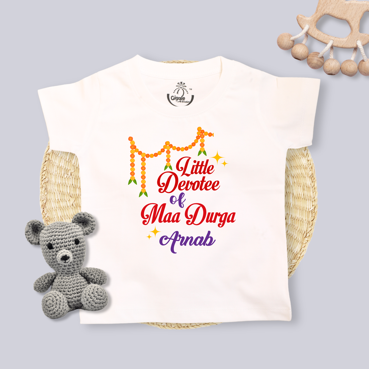 Little Devotee of Maa Durga