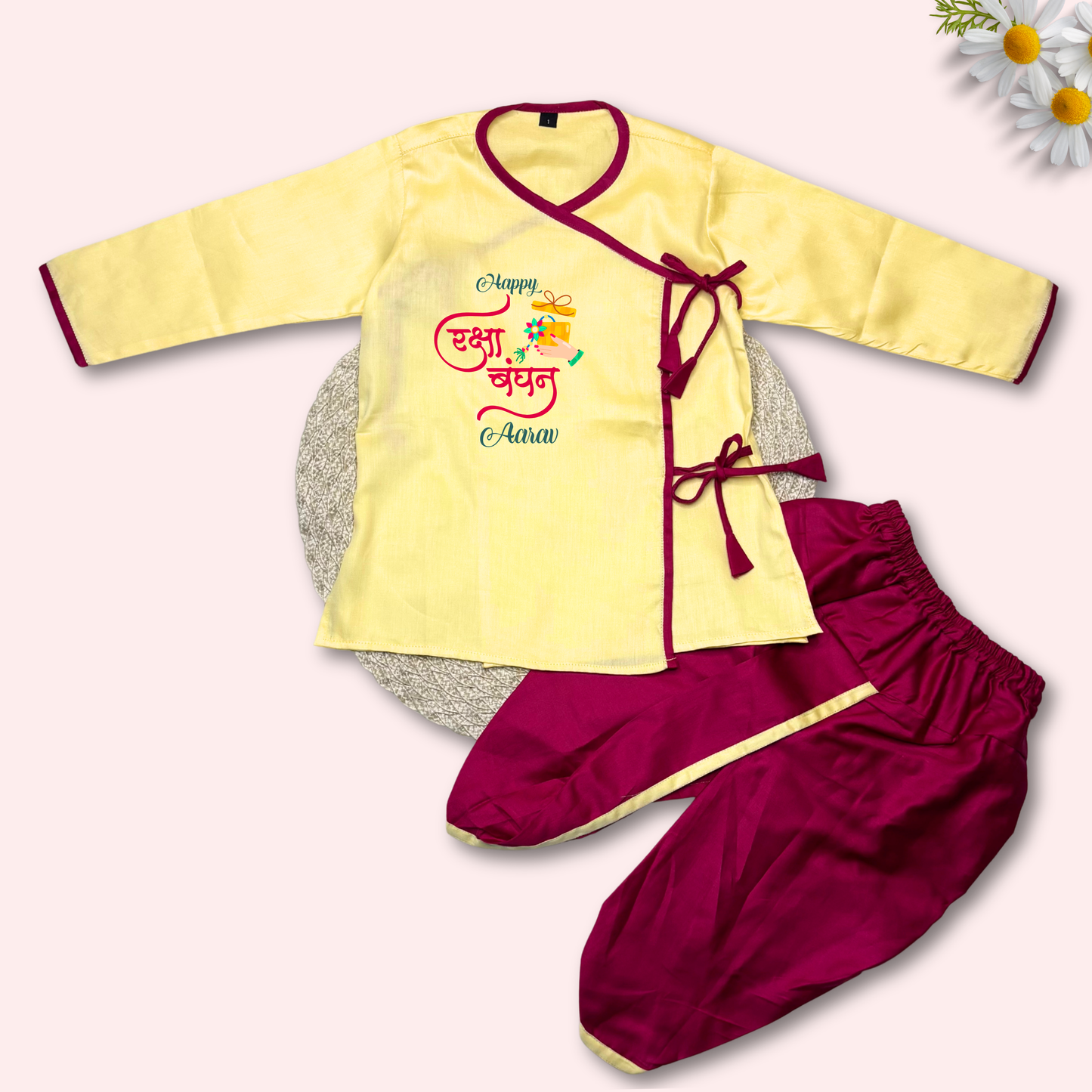 Happy Rakshabandhan Dhoti Kurta Set