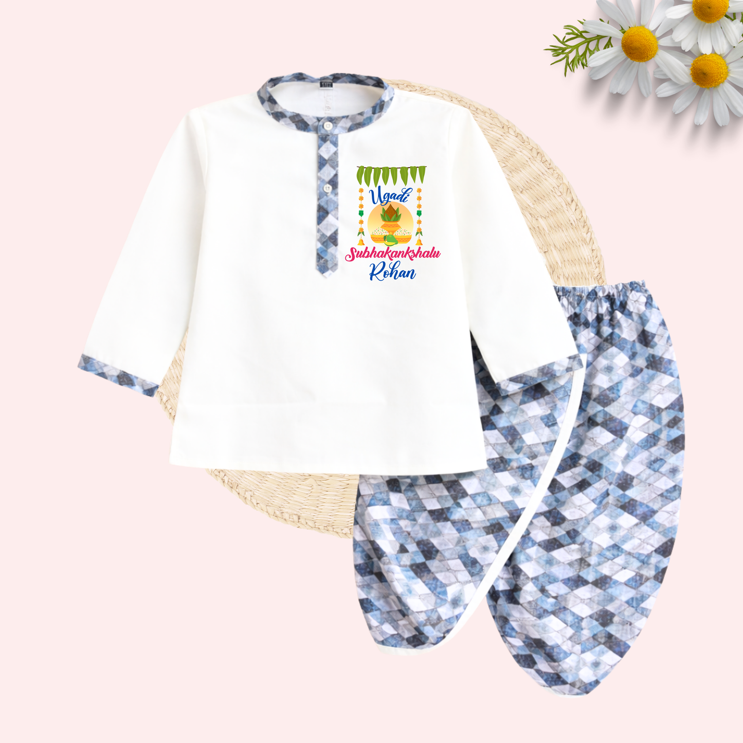 Ugadi Subhkankshalu Dhoti Kurta