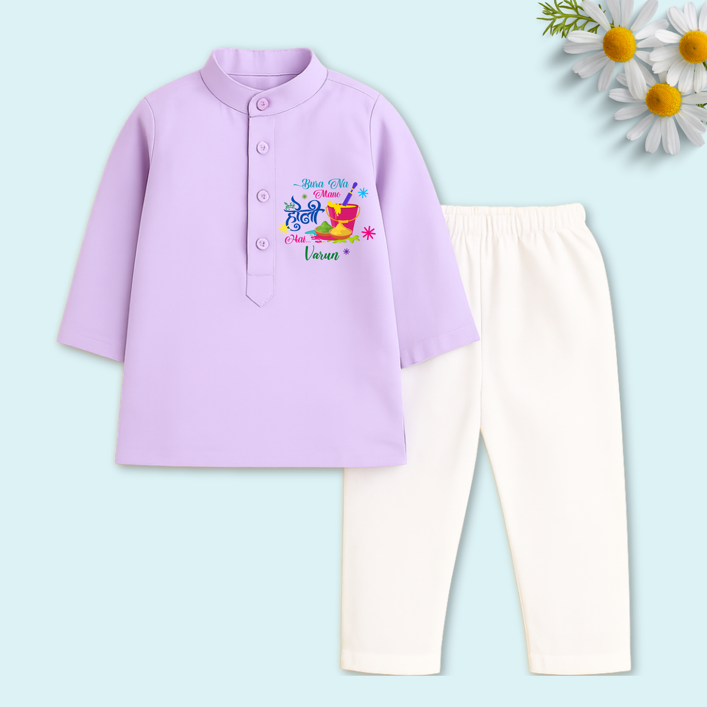 Bura na Mano Holi hai Kurta set