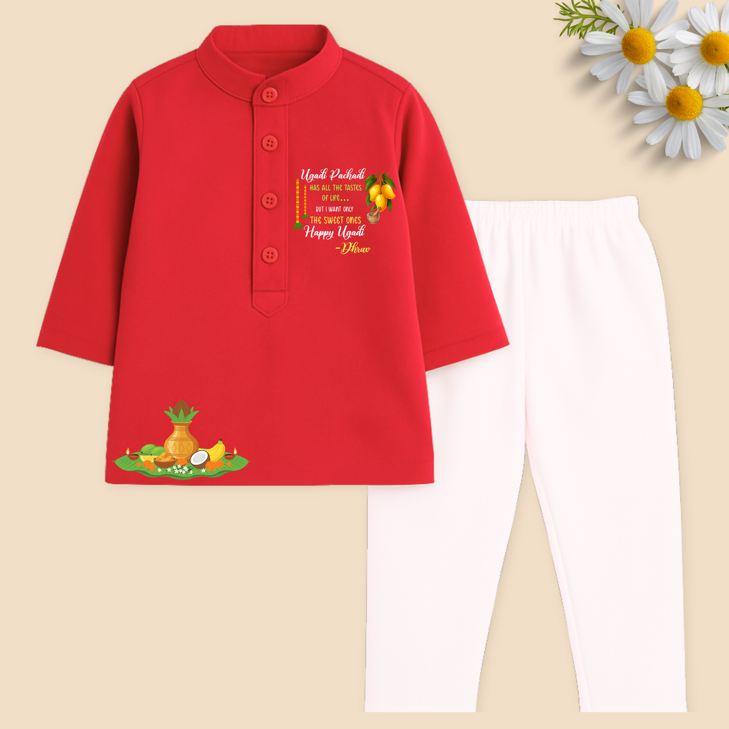 Ugadi Pachadi Kurta set