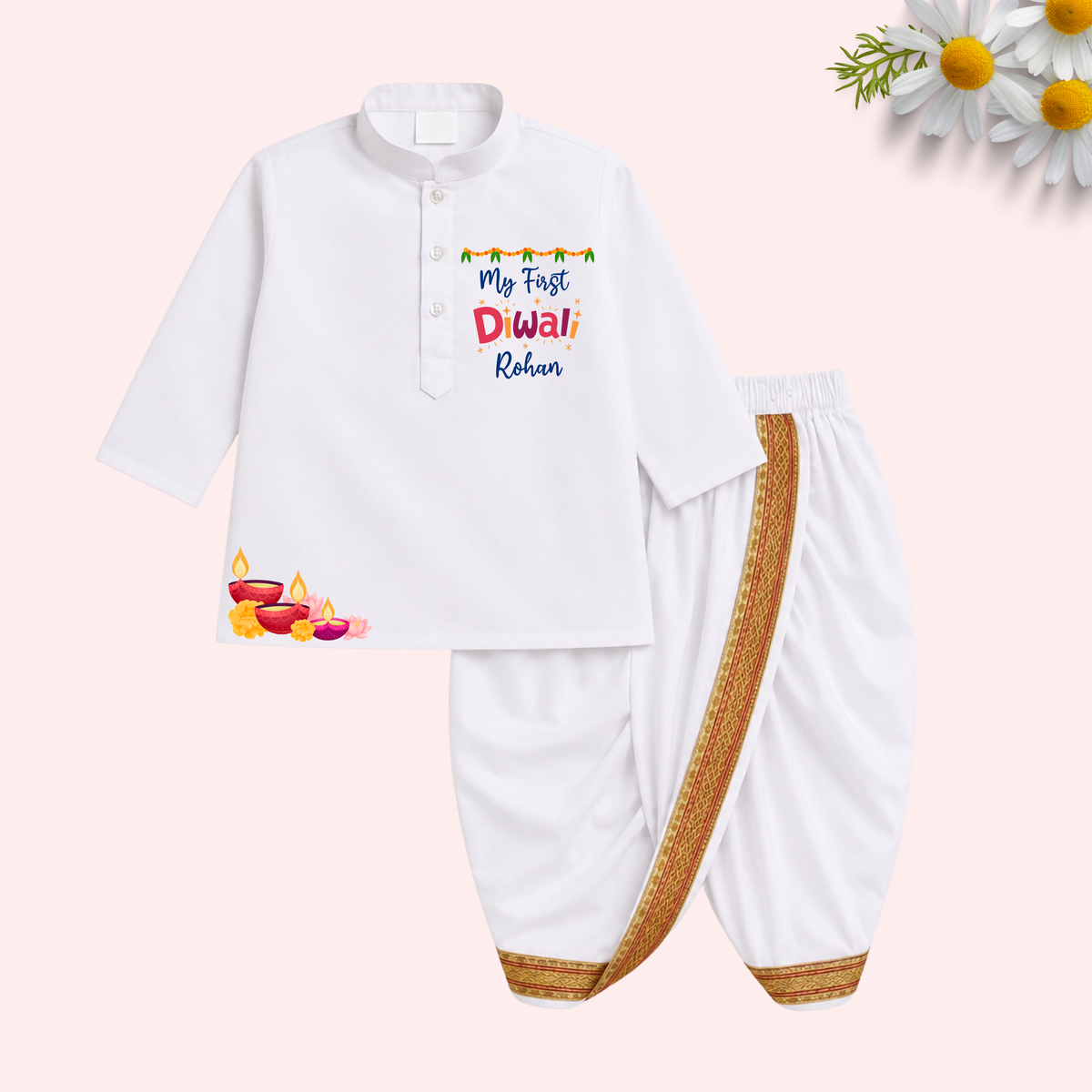 My First Diwali Dhoti kurta