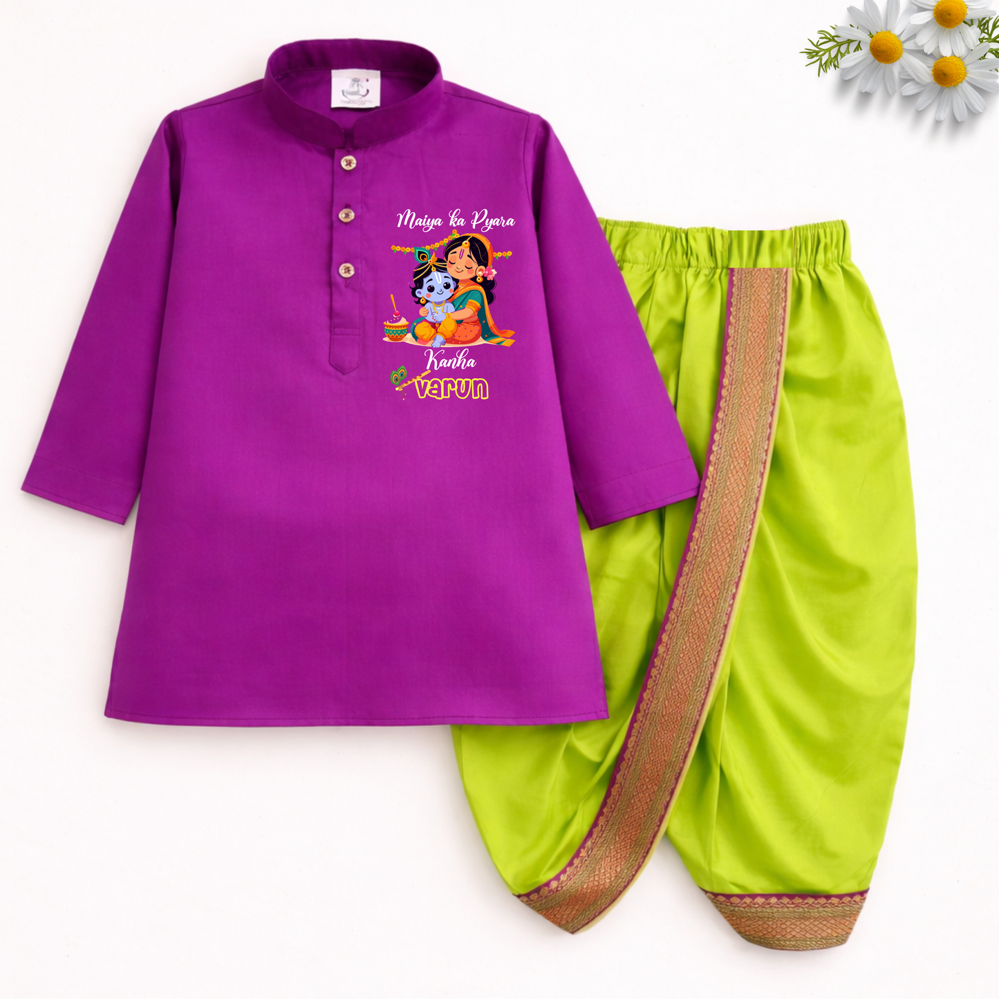Maiya ka pyara Kanha (Dhoti Kurta)