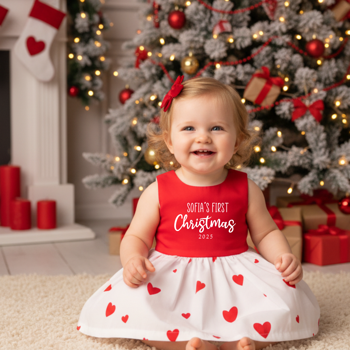 FIRST CHRISTMAS 2025 Baby Frock