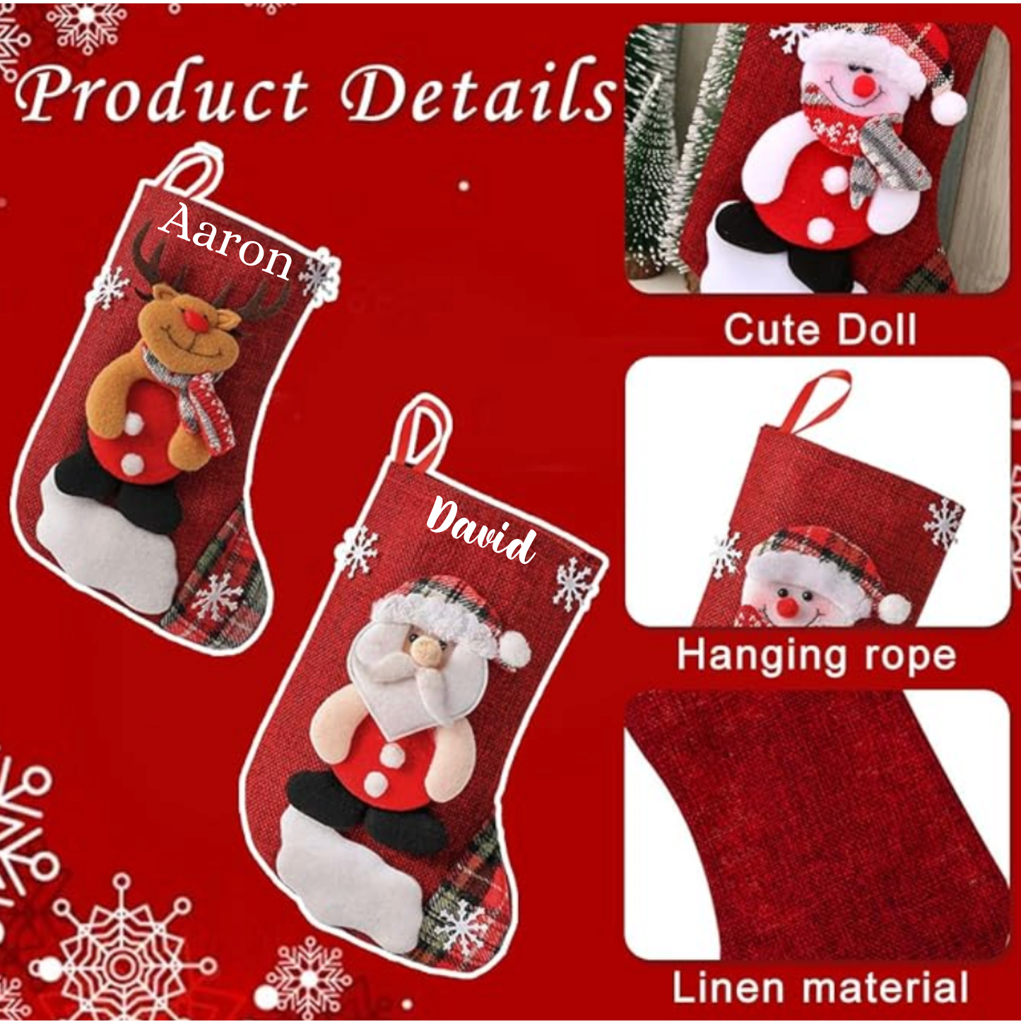 Stockings (Pack of 4)
