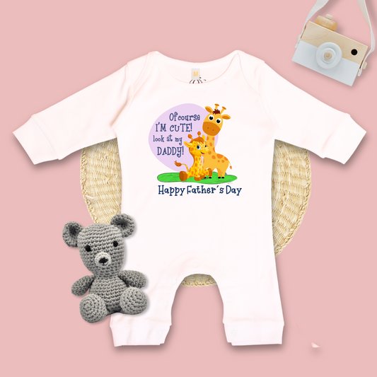 Ofcourse I'm cute look at my daddy