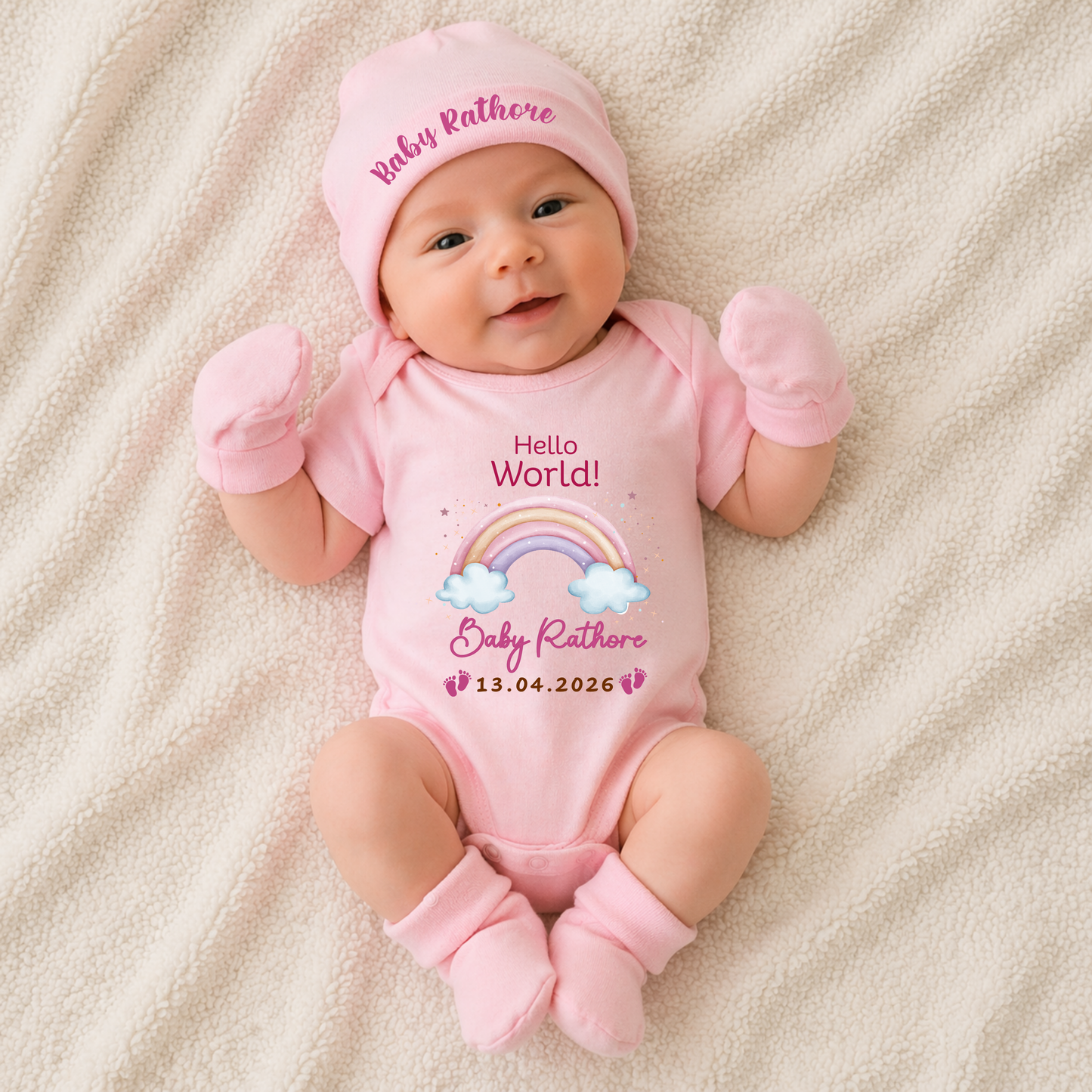 NEW BORN BABY HAMPER (GIRL)