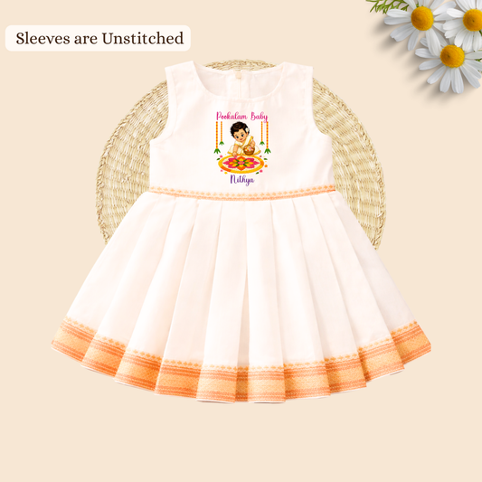 Pookalam Baby Frock