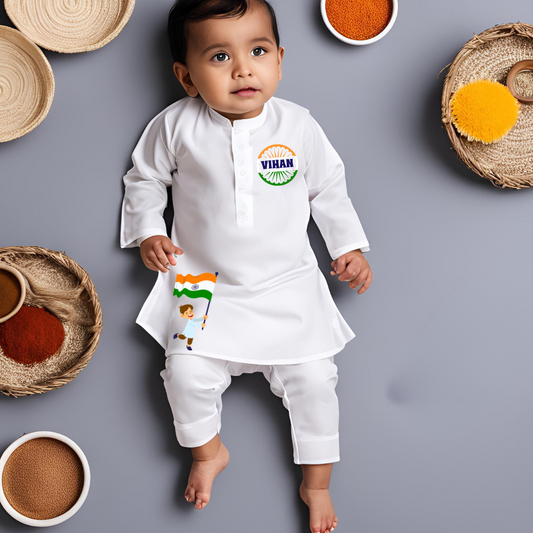 Ashoka Chakra Kurta / Pathani Set