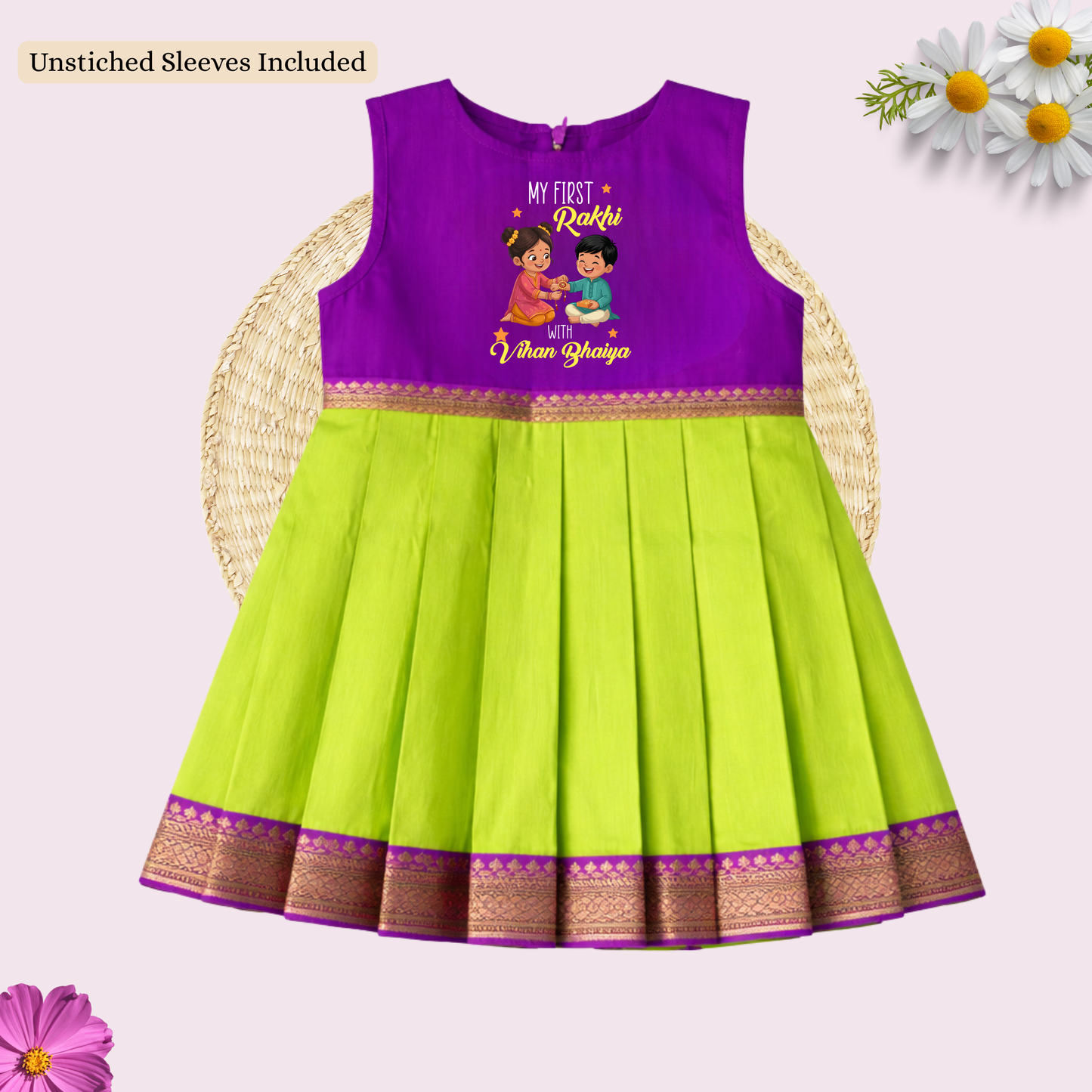 First Rakhi Frock