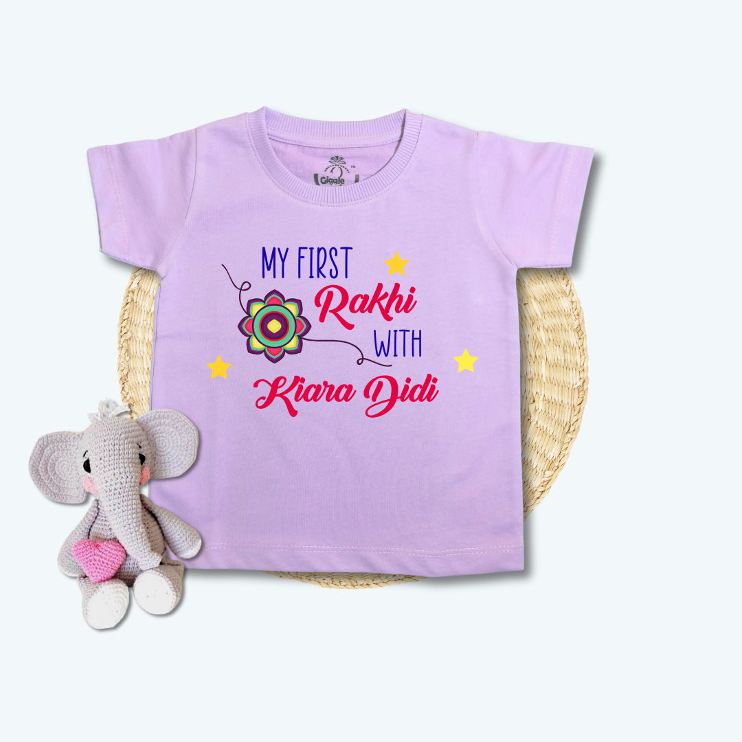 My First Rakhi With Didi