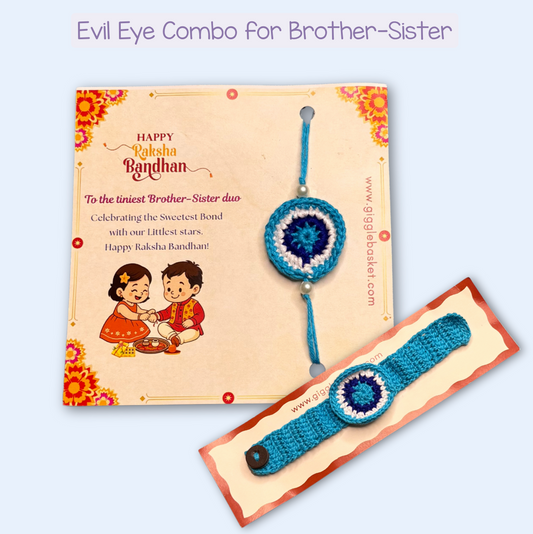 Evil Eye Rakhi Combo