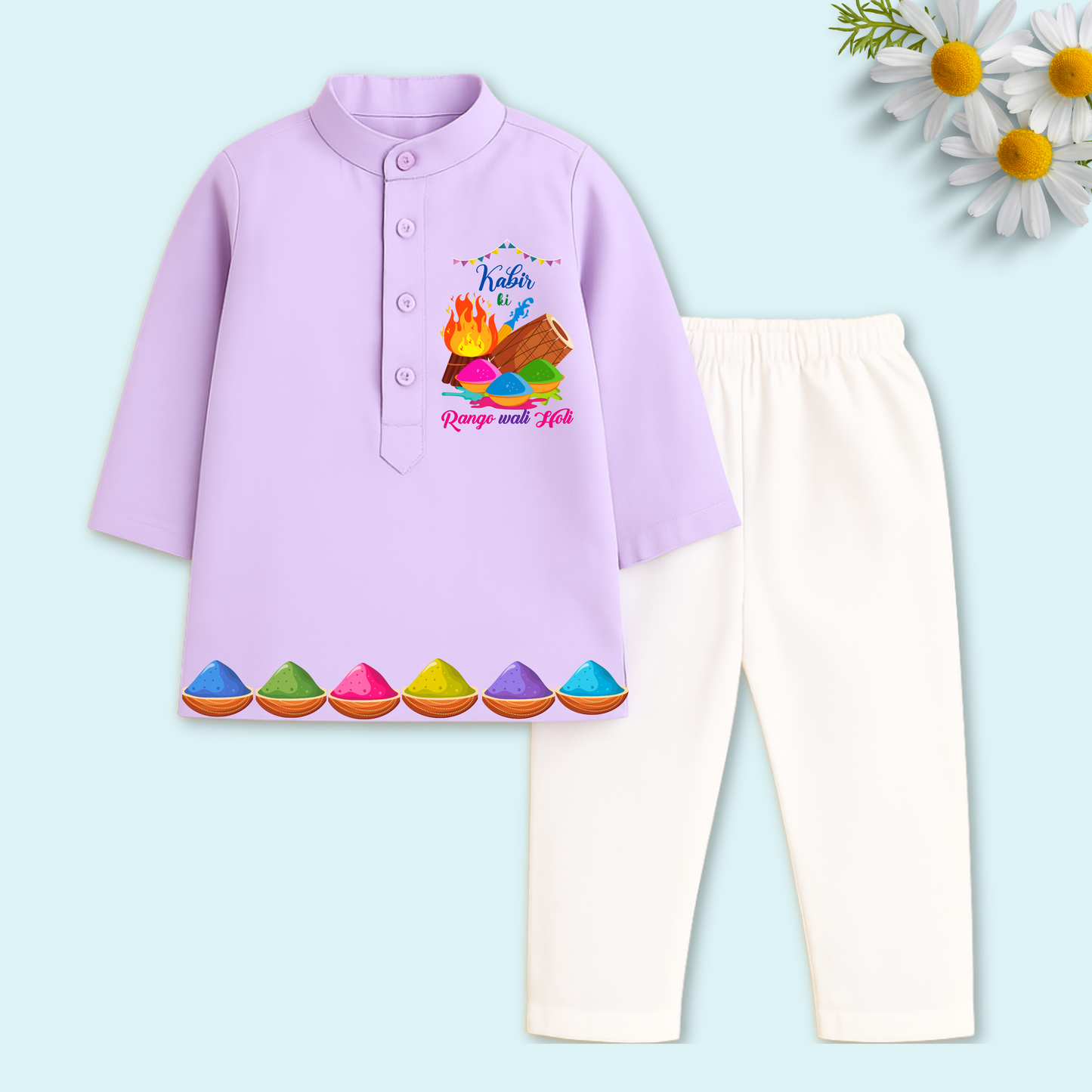 Rango wali Holi Kurta Set