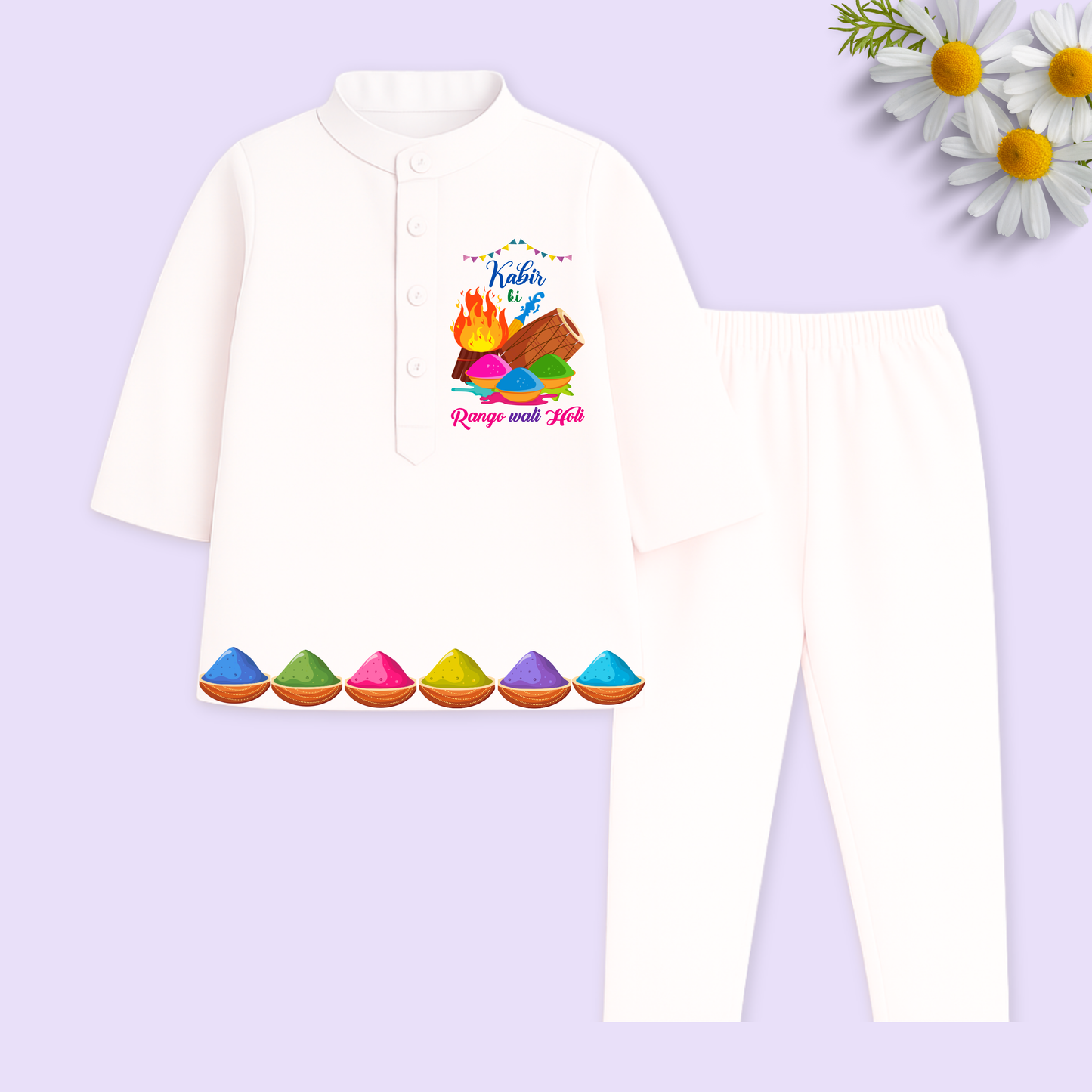 Rango wali Holi Kurta Set