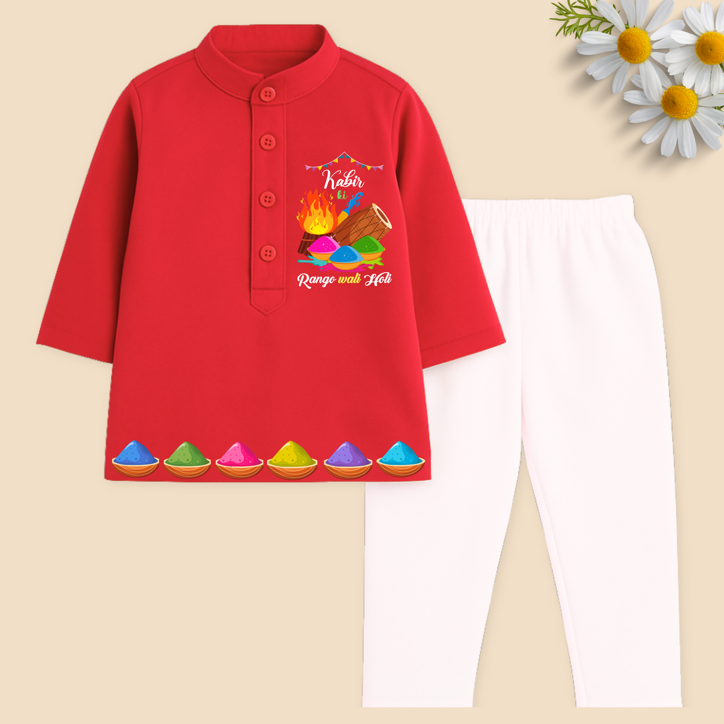 Rango wali Holi Kurta Set